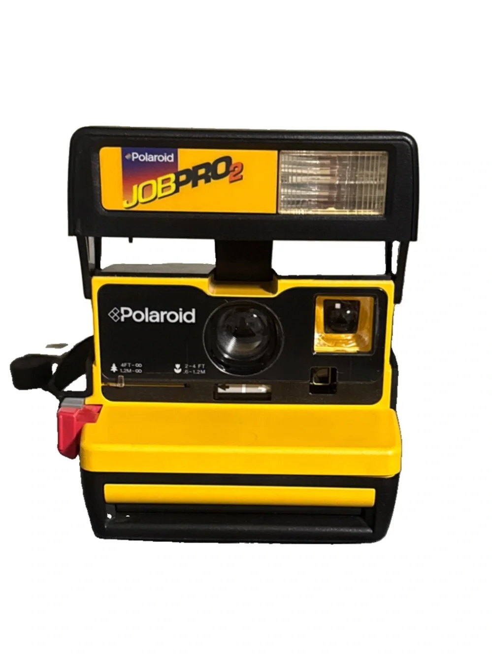 Polaroid Job Pro 2 Instant Film Camera 600 Vintage with Neck Strap